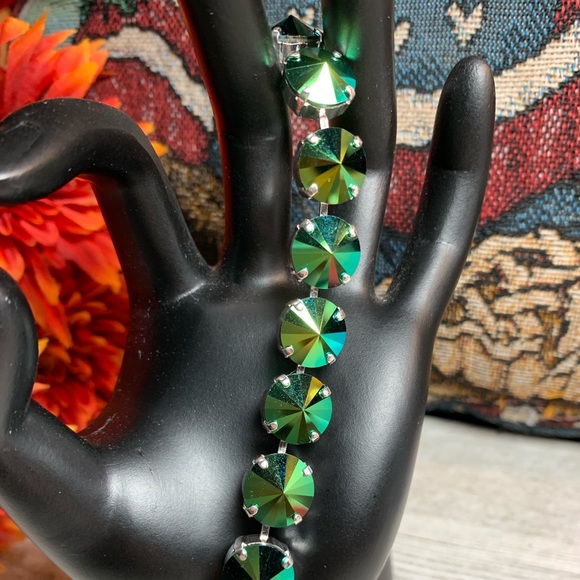 Handmade Swarovski “ Crystal Scarabarus Green” - Picture 2 of 8